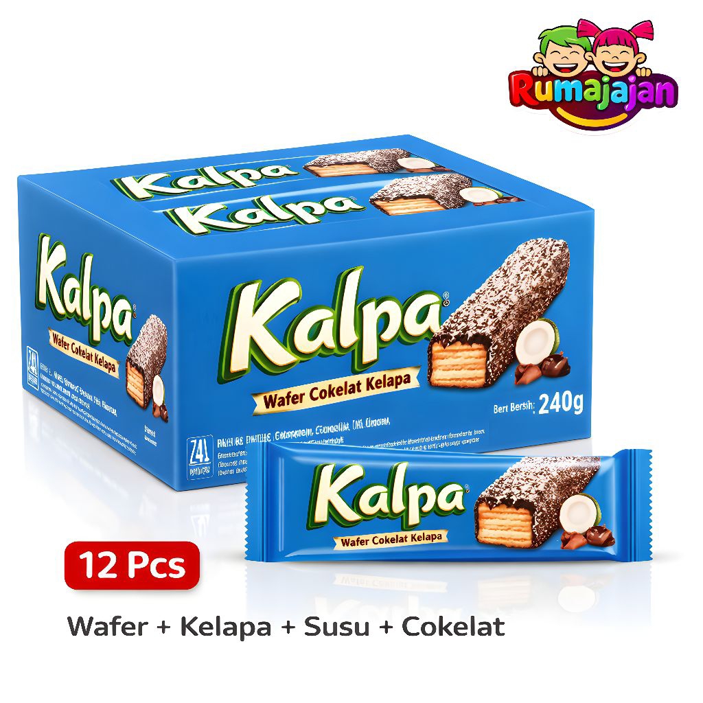 Kalpa Wafer Cokelat Kelapa Mayora