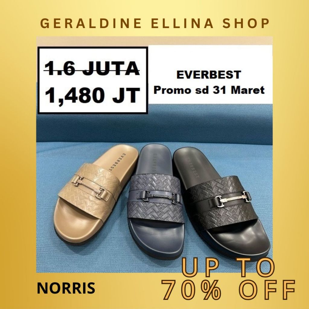 Sandal sendal EVERBEST pria original 100% seri NORRIS