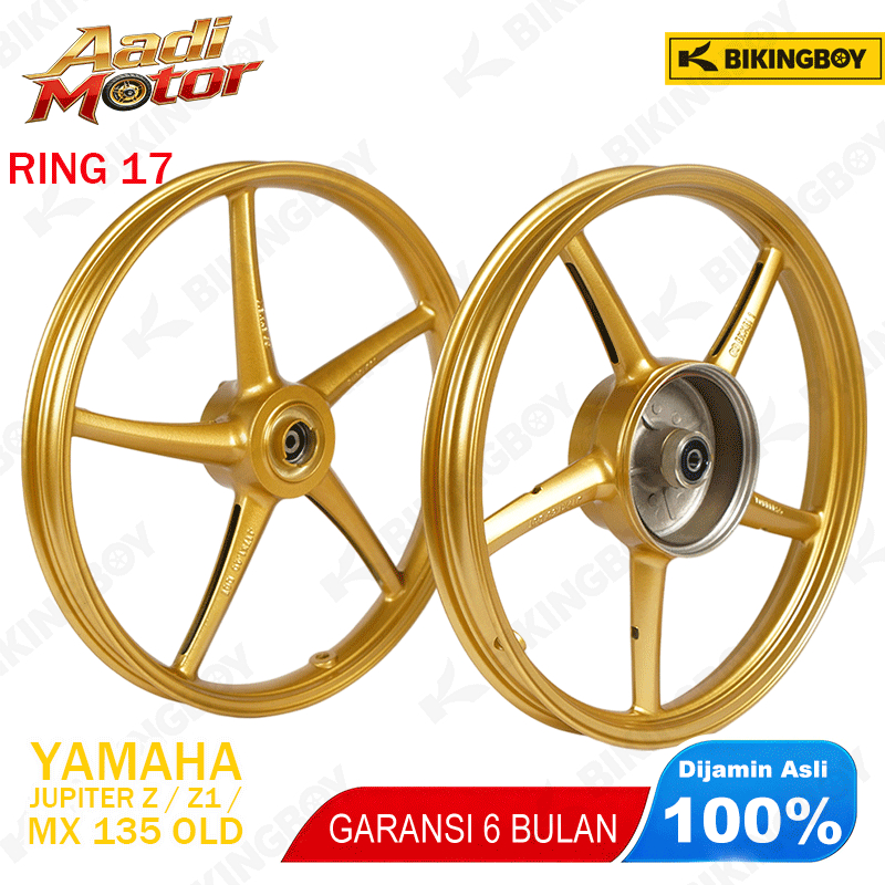 Velg Racing Ring 17 Yamaha Jupiter Z / Z1 / MX 135 Old 1.4*17F/1.6*17R Bikingboy PALANG SANCA