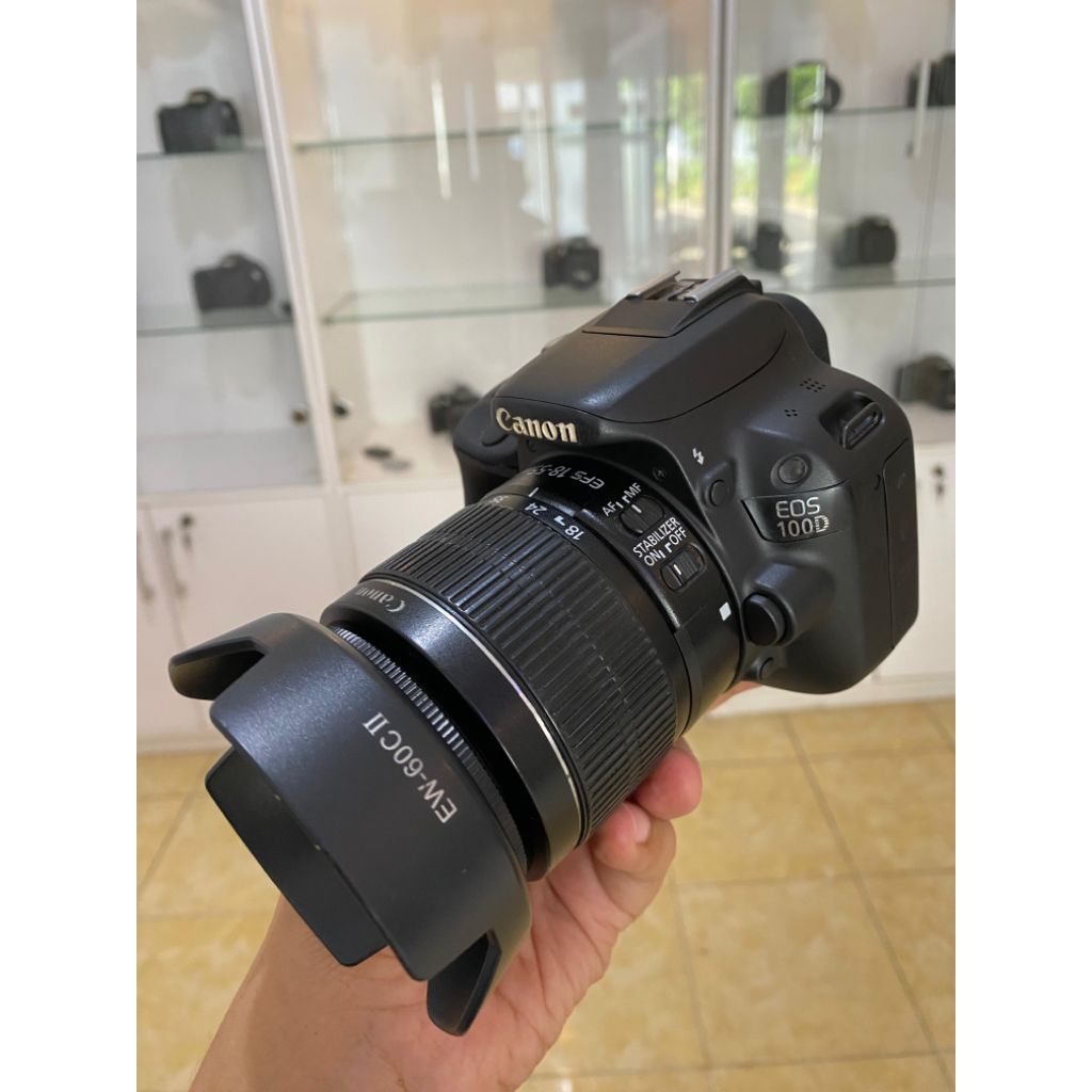 CANON EOS 100D + LENSA KIT NORMAL