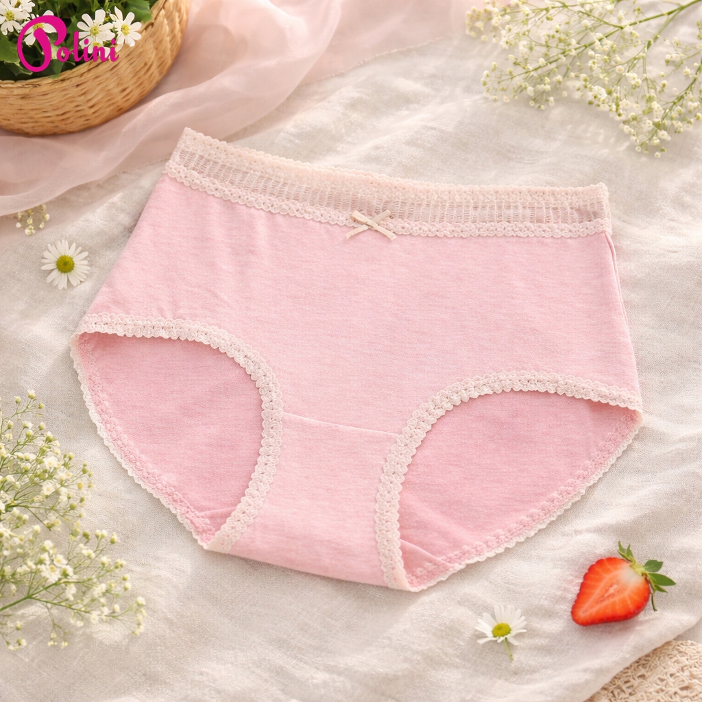 POLINI Celana Dalam Wanita List Renda 7278
