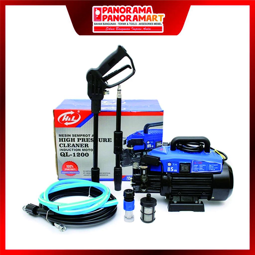 JET CLEANER H&L QL 1200 / MESIN PENCUCI MOBIL & MOTOR / STEAM JET CLEANER