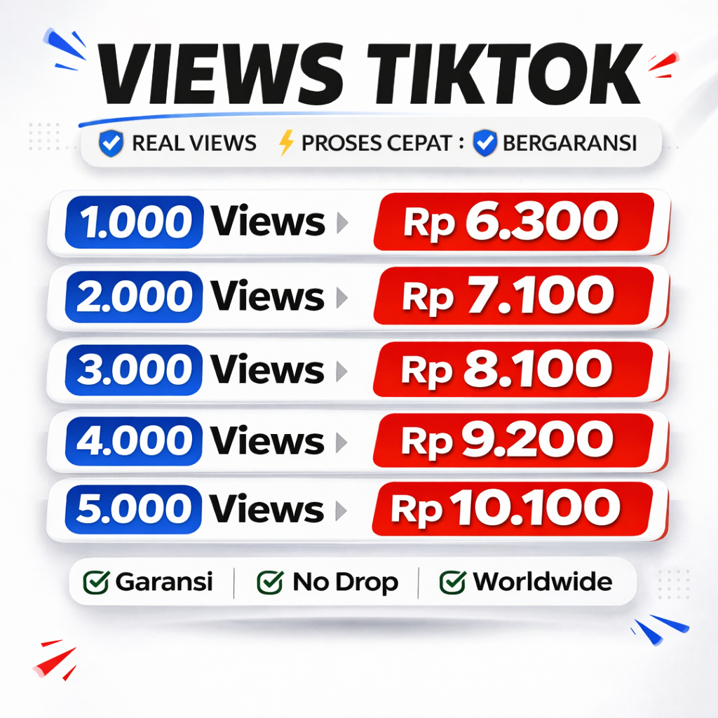 View TikTok Real AKTIF Mix Worldwide Bergaransi — Aman & Stabil