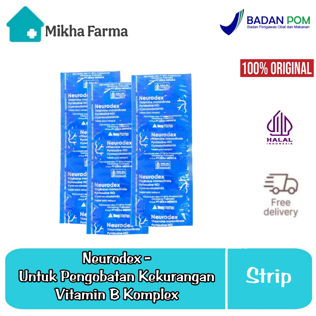 Neurodex Tablet - Untuk Pengobatan Kekurangan Vitamin B Komplex