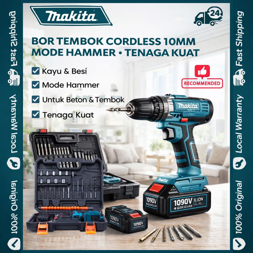 MAKITA Drill Cordless Drill Battery Handle Drill Impact Screwdriver