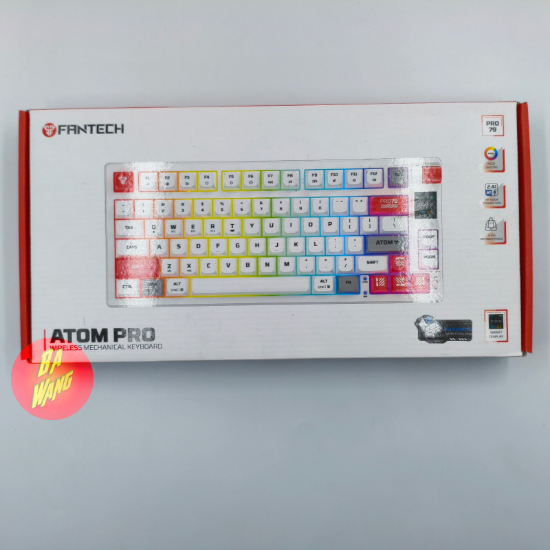 (Ex-Display) FANTECH Keyboard Gaming ATOM PRO79 PRO-79 MK917 MK-917 Mechanical Tri Mode Connection