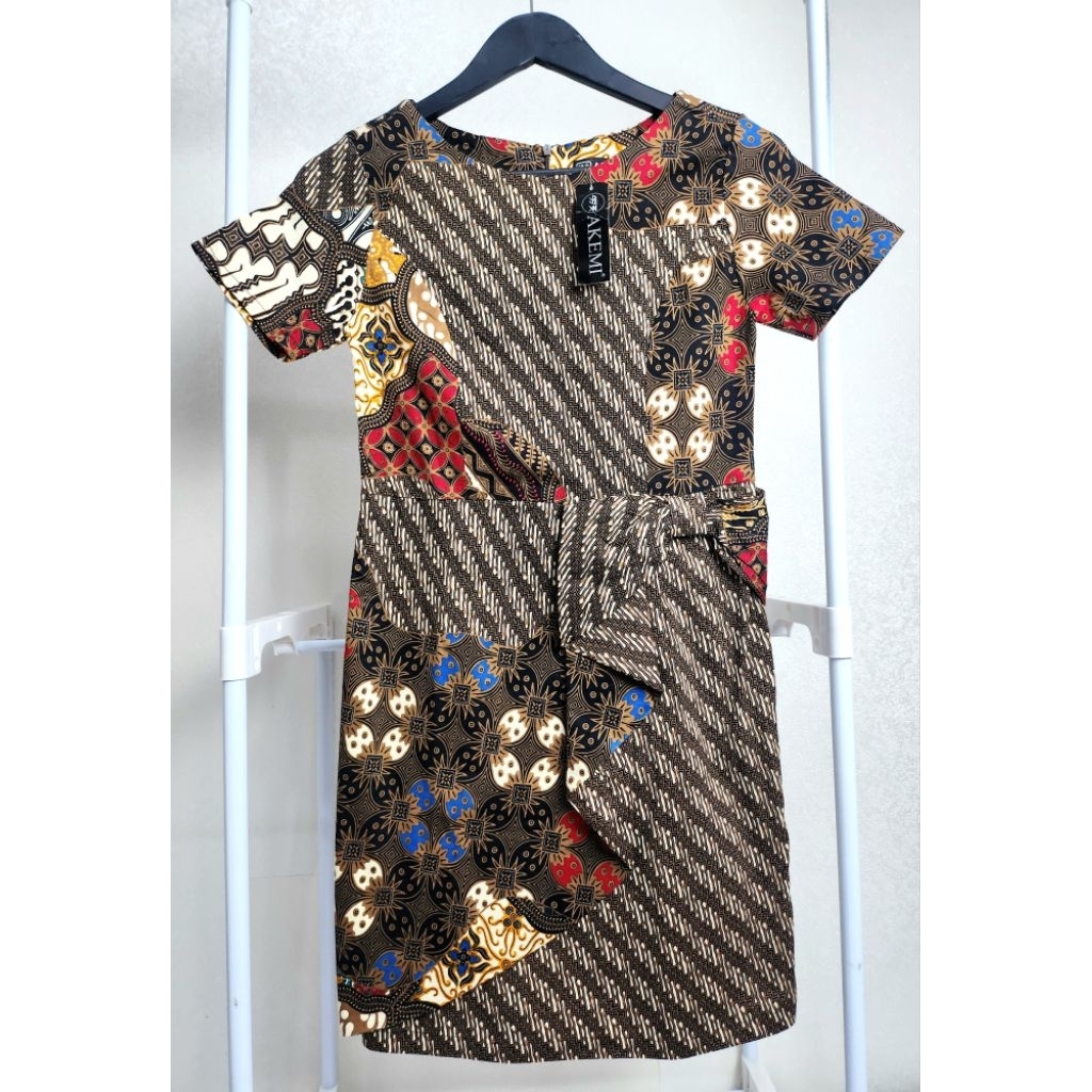 Dress Mini Batik Wanita Akemi