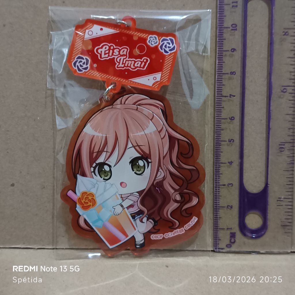 Lisa Imai BanG Dream Girls Band Party Mugyutto Acrylic Keychain vol.3