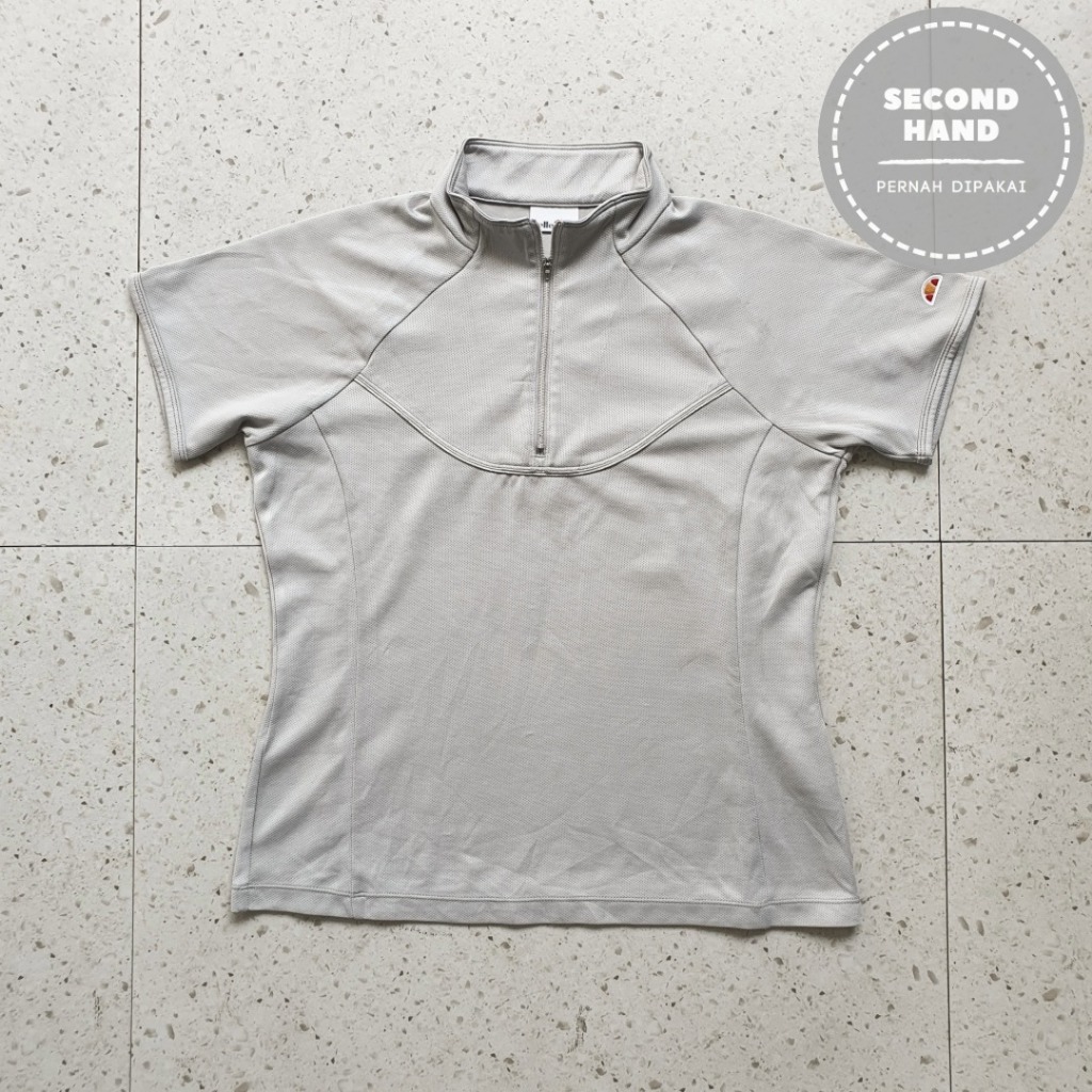 Baju Kaos Turtleneck Wanita Anak Ellesse / Size S - LD 44 cm / Second Hand