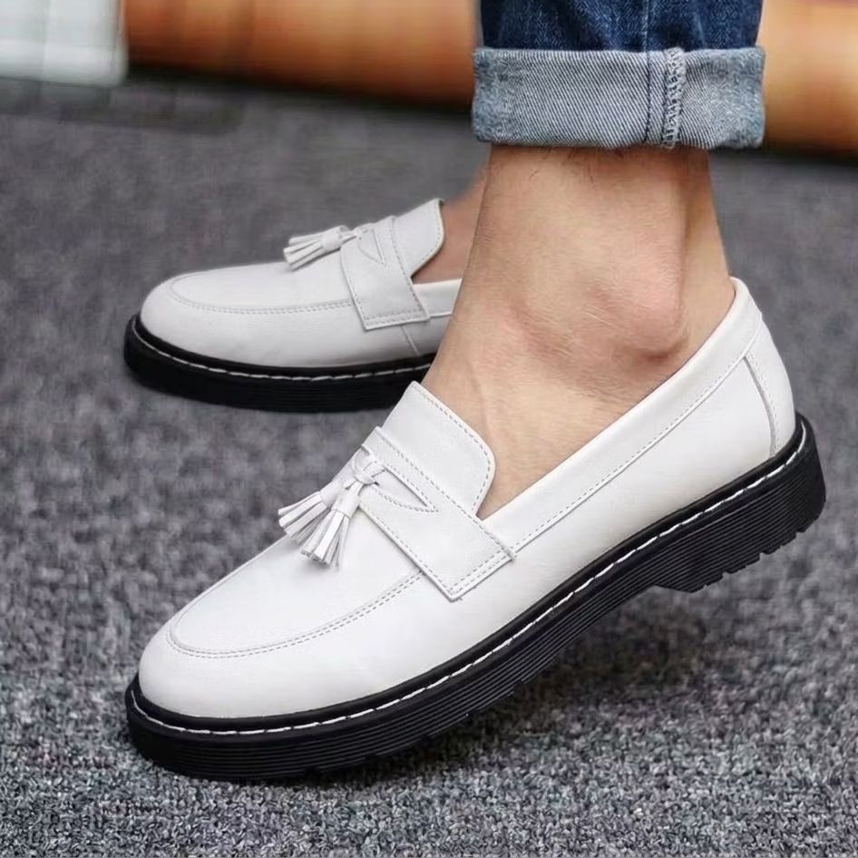SPECTRE Sepatu Formal Loafers Putih Docmart Pria