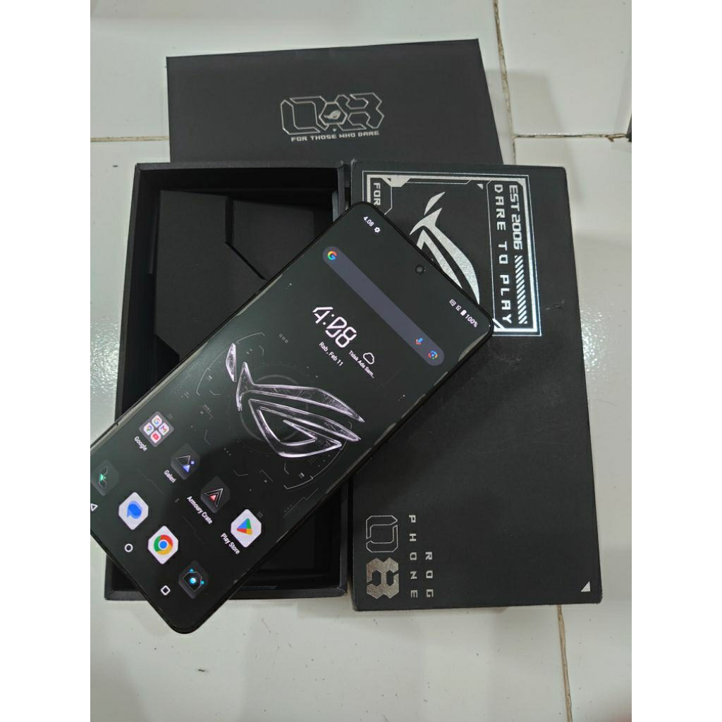 Asus rog phone 8 ram 12/256gb 12 gb 256 gb second fullset original resmi