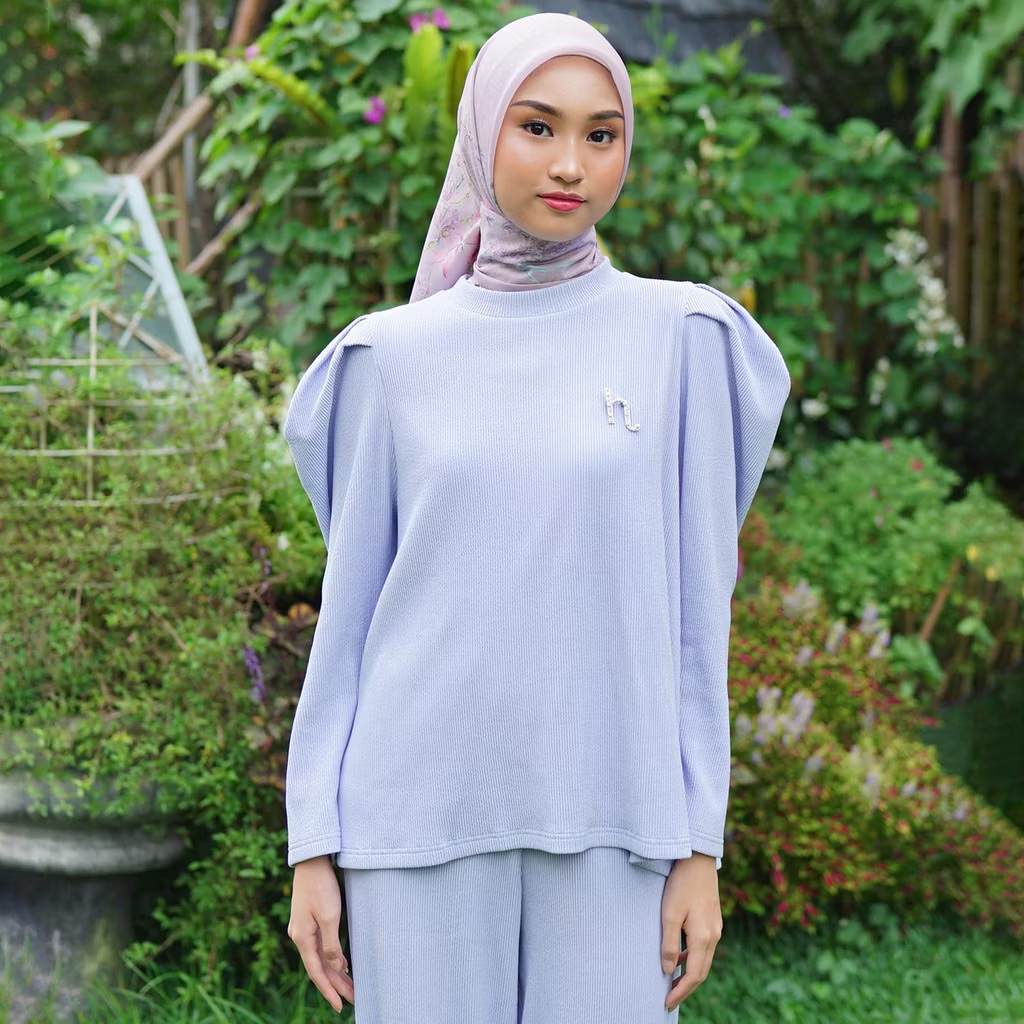 HIJABCHIC YUNA SET BABY BLUE FREE SIZE