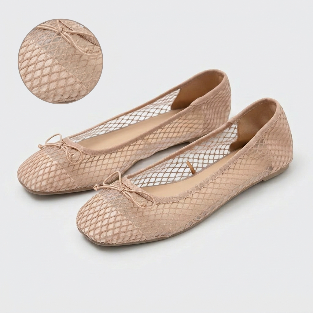 Berrybenka - Sepatu Flatshoes Comfy Wanita Sofia Mashina Mesh Flat