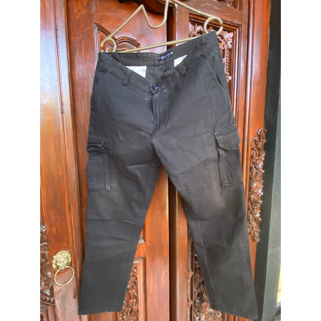 Preloved Celana Panjang Cargo Twill Tebal / Long Pants Cargo FENNEL