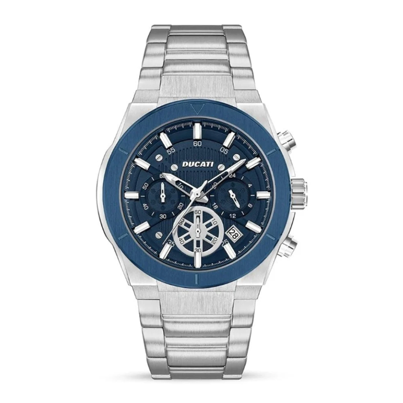 JAM TANGAN Ducati DTWGI0000906 Silver Blue Steel