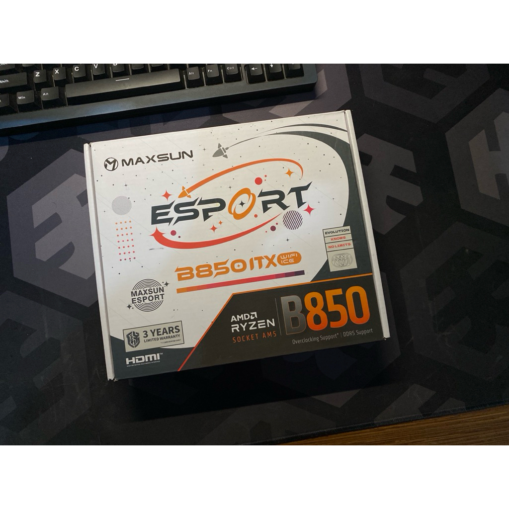 Motherboard Maxsun eSport B850i ITX Wifi Ice AM5 DDR5