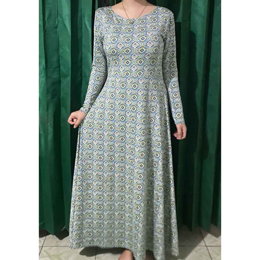 pl gamis dress floral