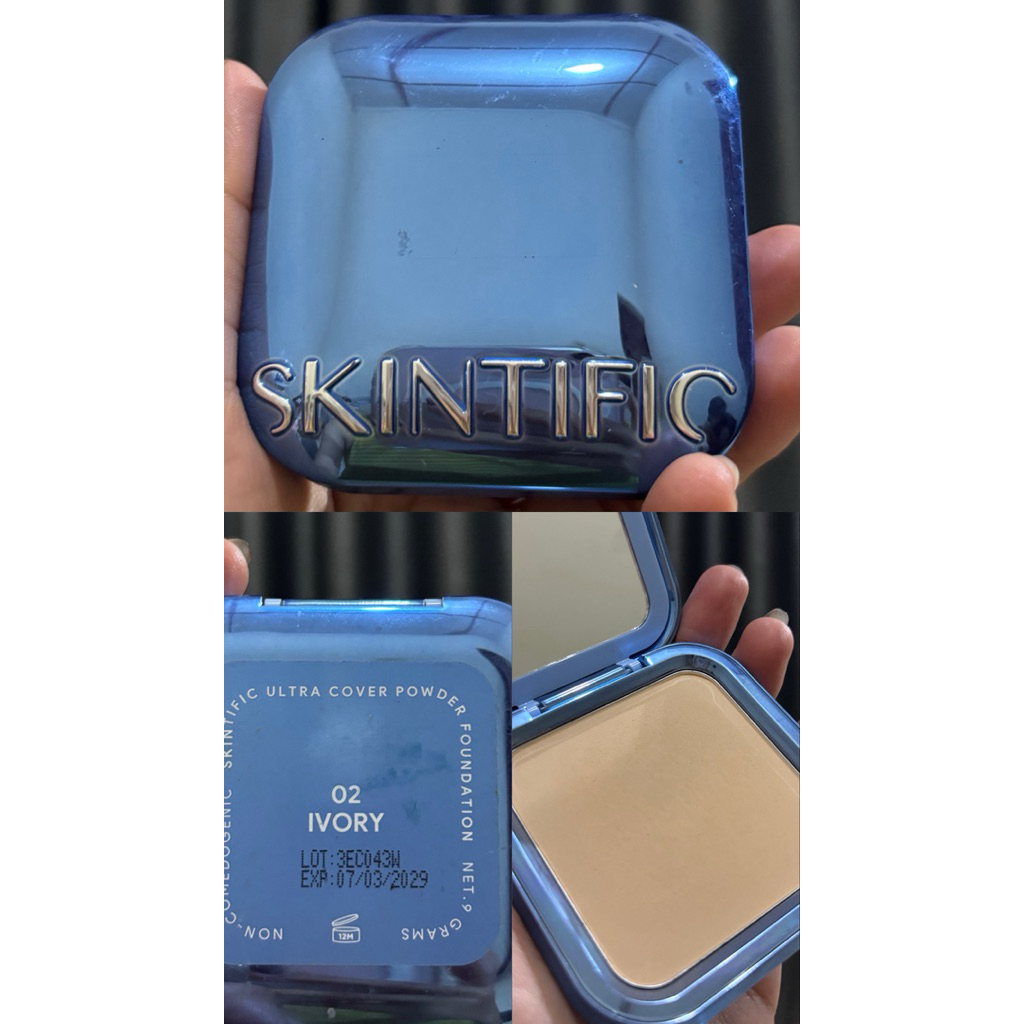 prelove bedak padat dan bedak tabur ori skintific