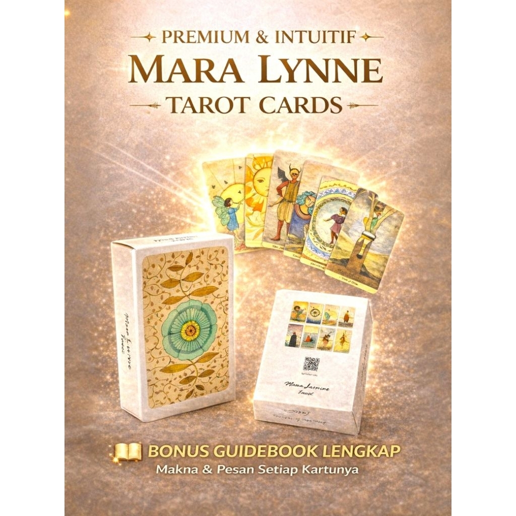 Kartu Tarot Mara Lynne 78 Kartu Sudah Termasuk Guidebook Bahasa Indonesia