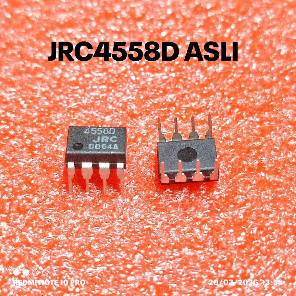 IC JRC4558 4558D RC4558 4558 DIP-8 PIN ASLI JRC