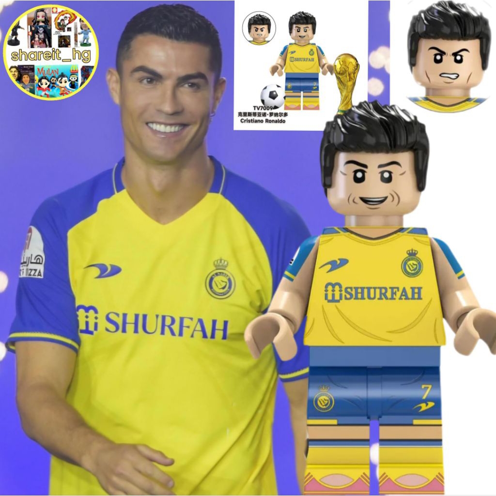 Non WM Blocks (merk lain), non prostars, Cristiano Ronaldo, Al Nassr