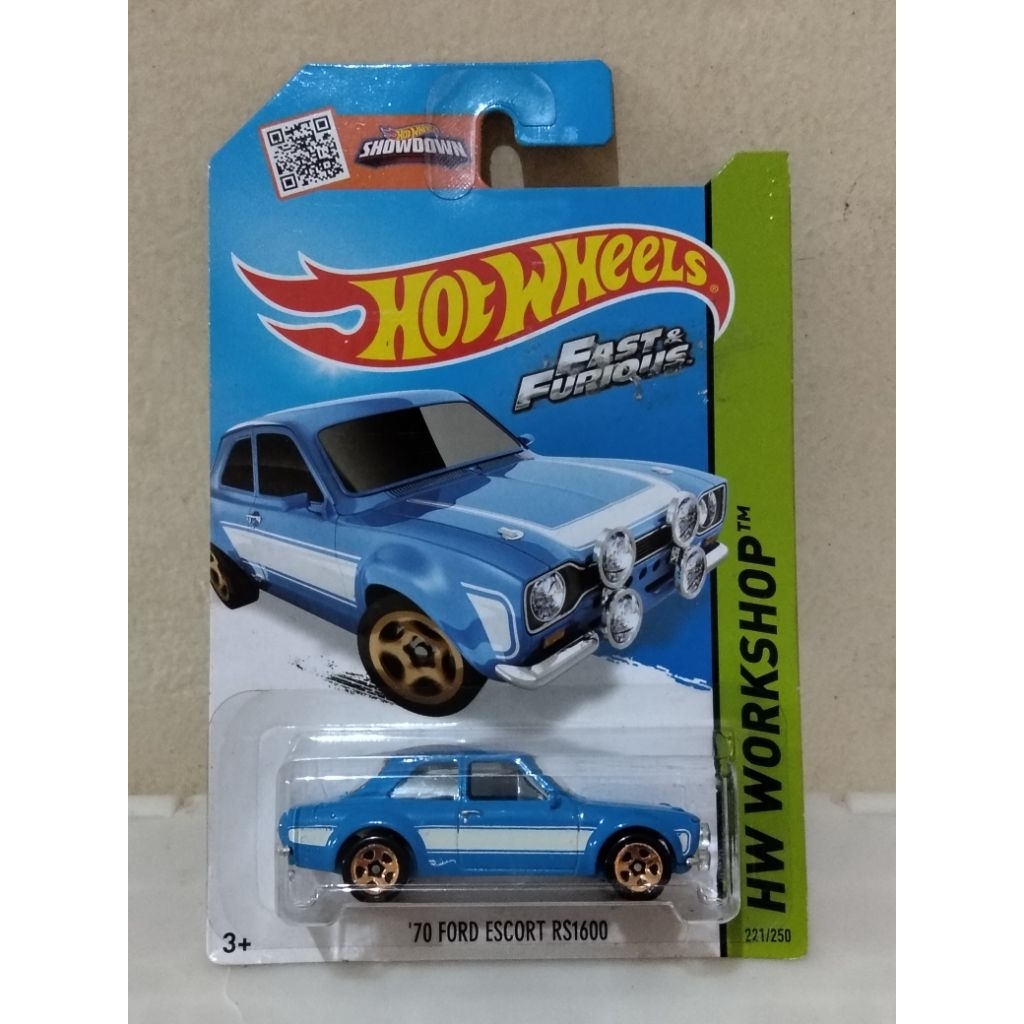 Hotwheels 70 Ford Escort RS1600 Fast Furious