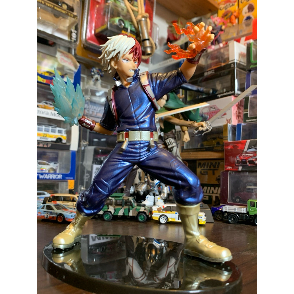 BANPRESTO MY HERO ACADEMIA THE AMAZING HEROES SPECIAL SHOTO TODOROKI FIGURE (BLUE) - LOOSE