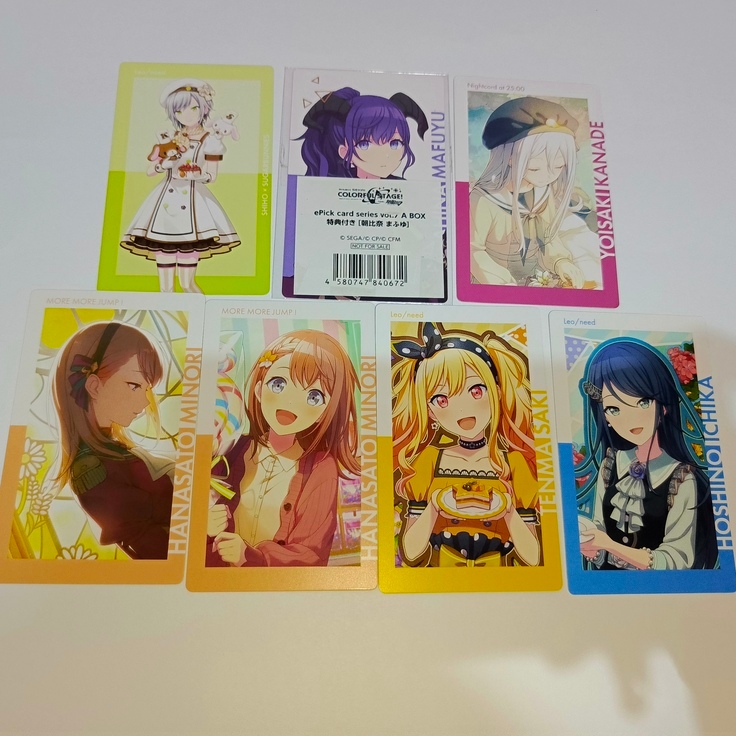 [BUNDLE] Project Sekai Proseka epick Mafuyu bene benefit hermit Kanade Shiho Minori Saki Ichika