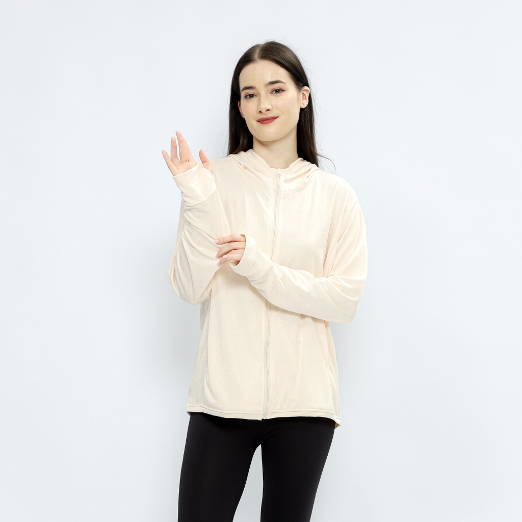 OFFICIAL JAKET OUTERWEAR OLAHRAGA MESH AIRISM UNISEX ANTI UV & SUN PROTECTION - LONG SLEEVE