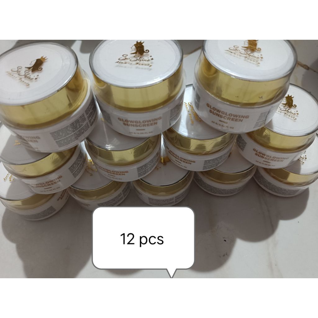 sunscreen al maxi glow 12 pot /sunblok glow almaxiglow skincare termurah original