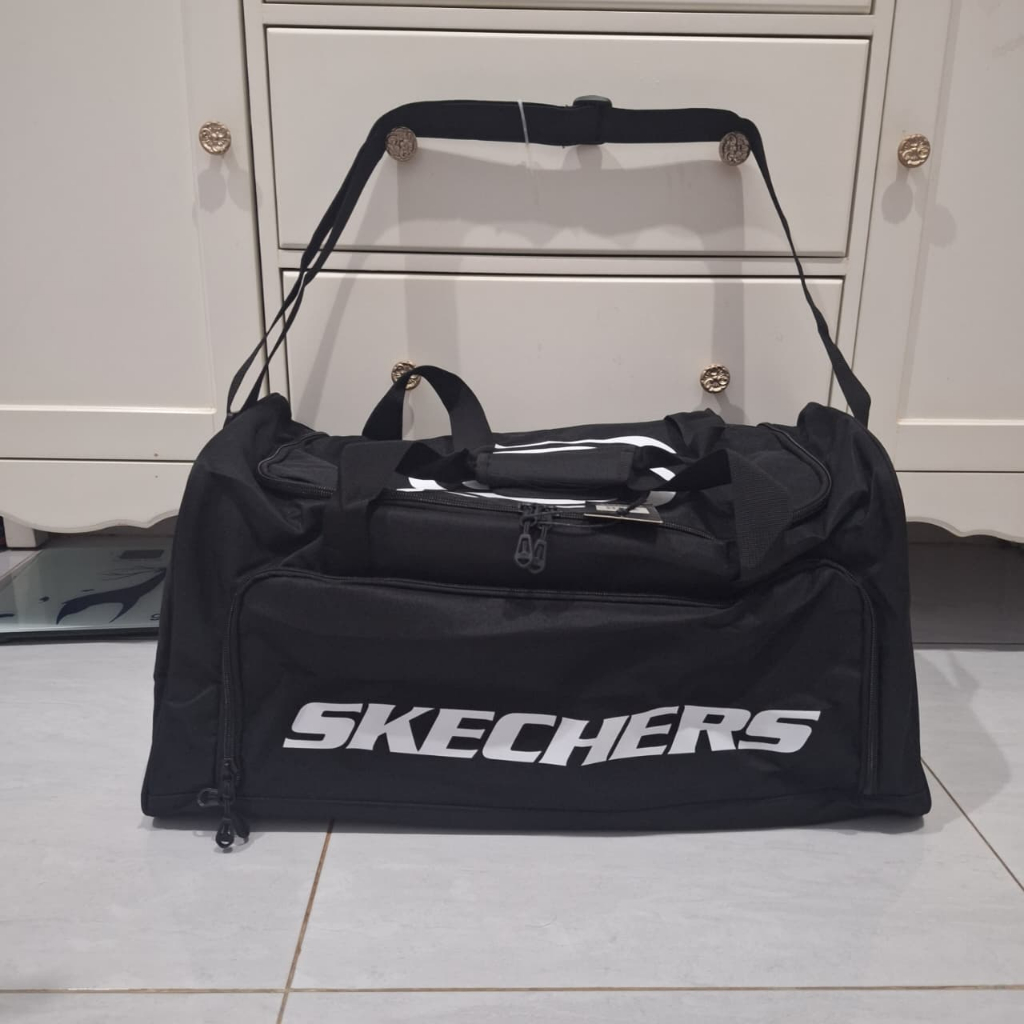 Tas Travel SKECHERS - SKE Duffle Bag (A/U) Unisex Original Black