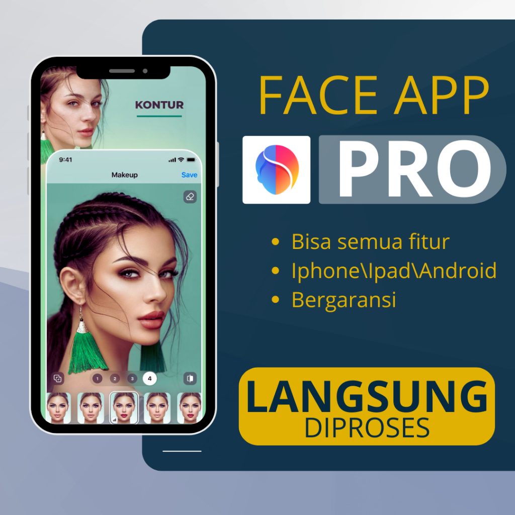 FaceApp Pro Premium 1 Tahun Original - Support iOS & Android [Proses Cepat]