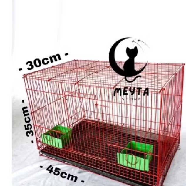 kandang UMBARAN BERKWALITAS ASLI KAWAT BESI PAKU CAT POWDER COATING