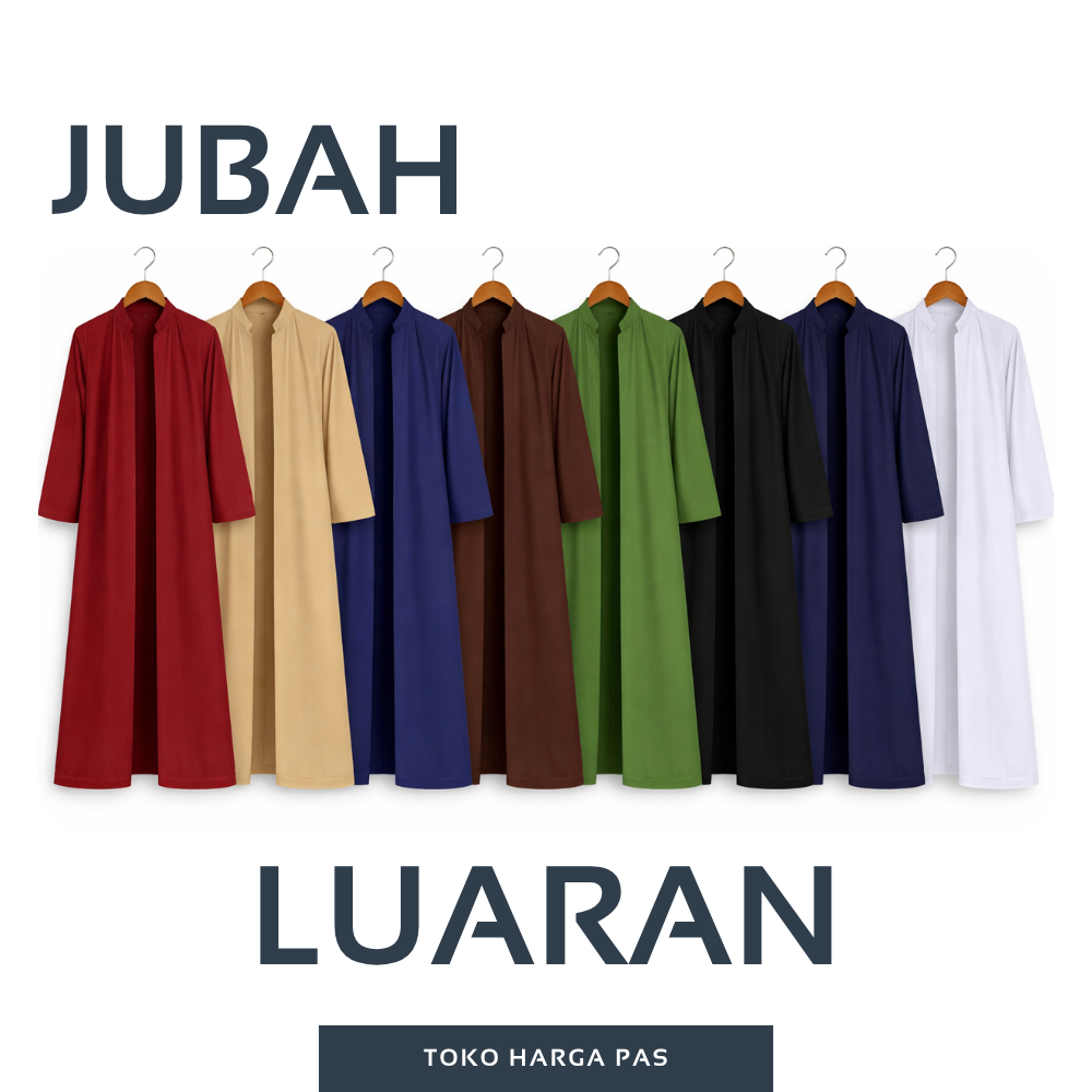GROSIR GAMIS LUARAN PRIA - Jubah Luaran pria harga konveksi - jubah belah dua pria