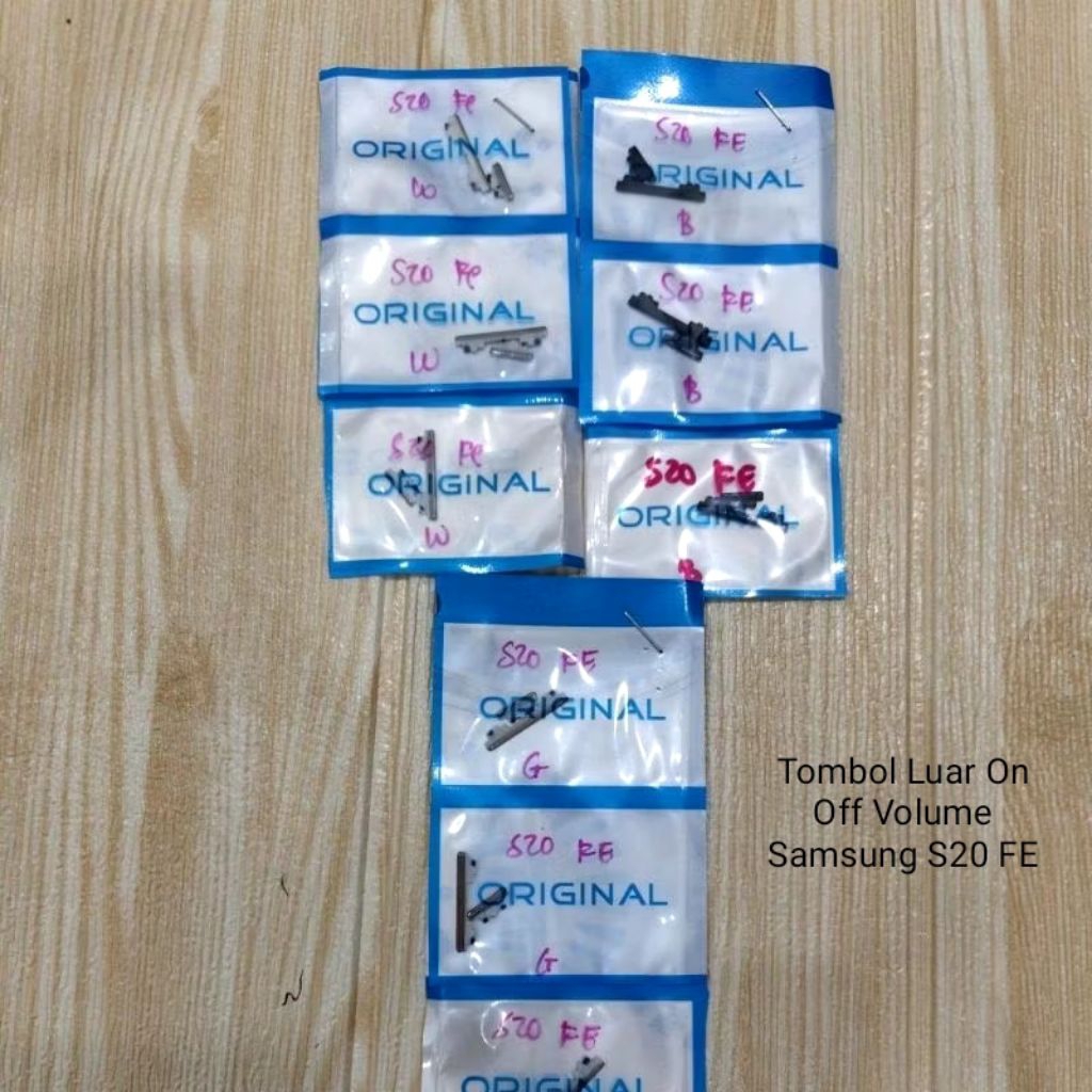 Tombol Luar On Off Volume Samsung S20 FE Original.