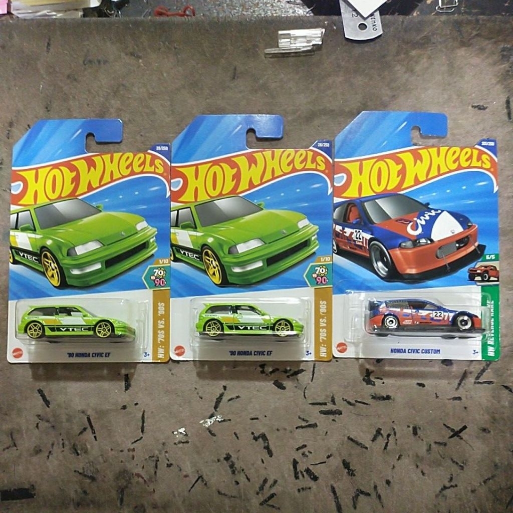 hotwheels civic custom ama civic ef