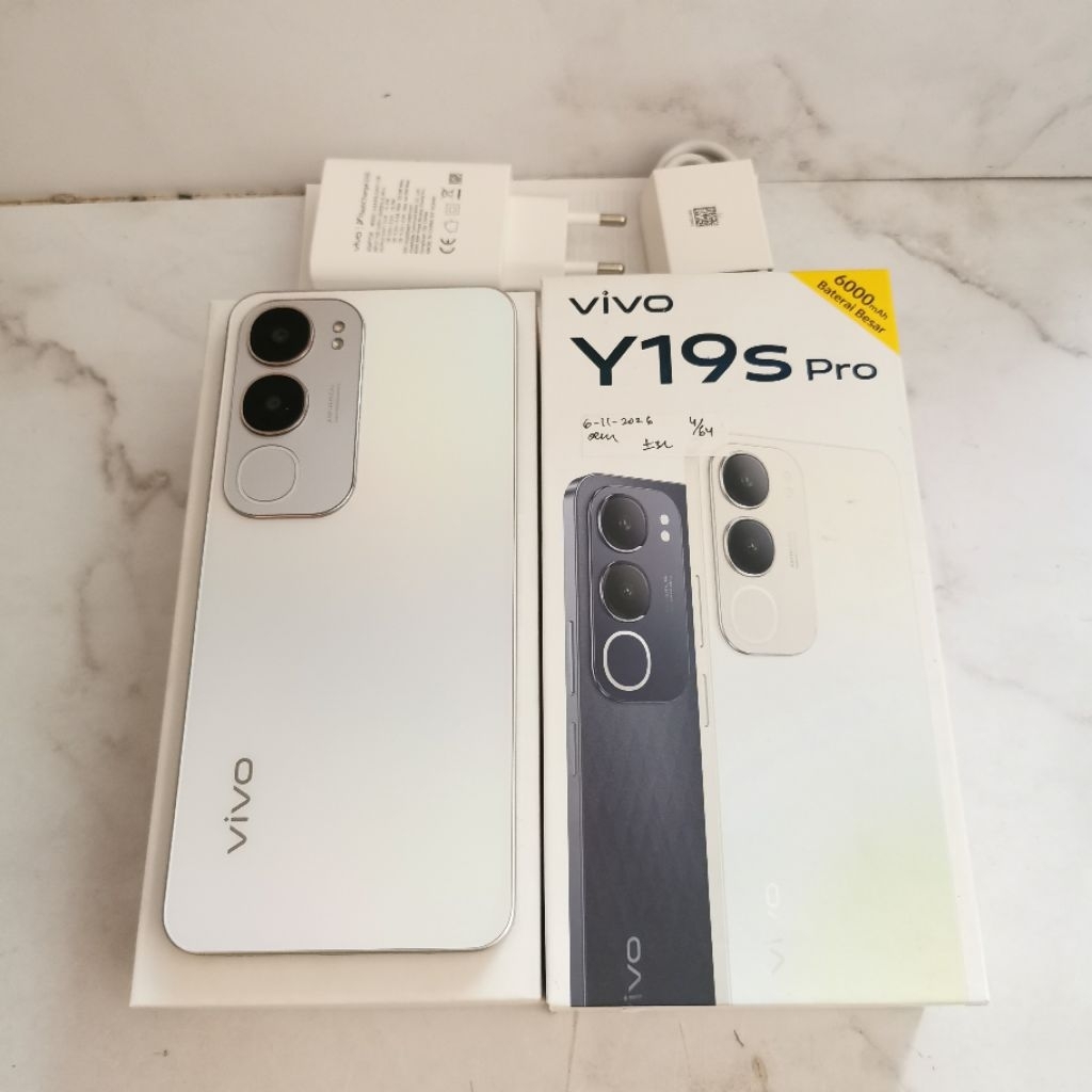 Vivo Y19s Pro ram 4GB 64GB Bekas - Garansi Resmi second