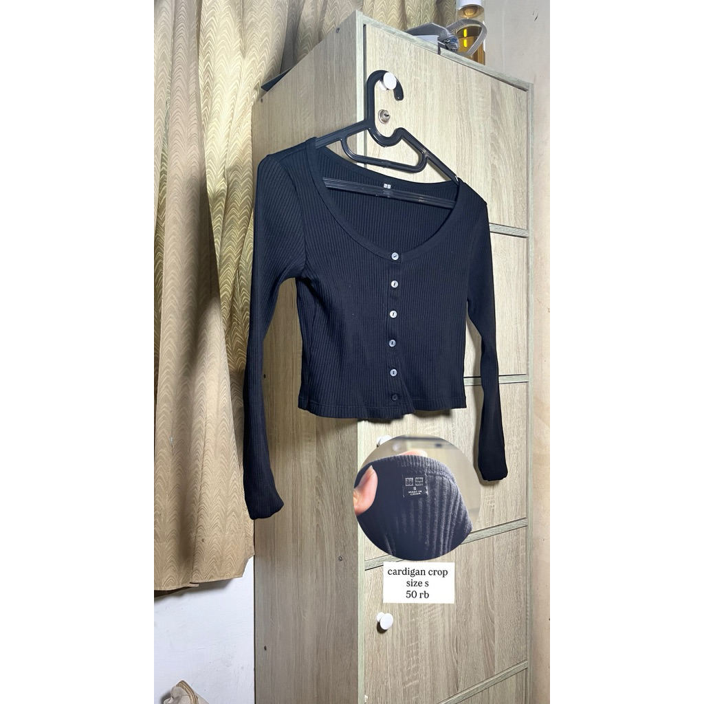 Cardigan Crop Uniqlo