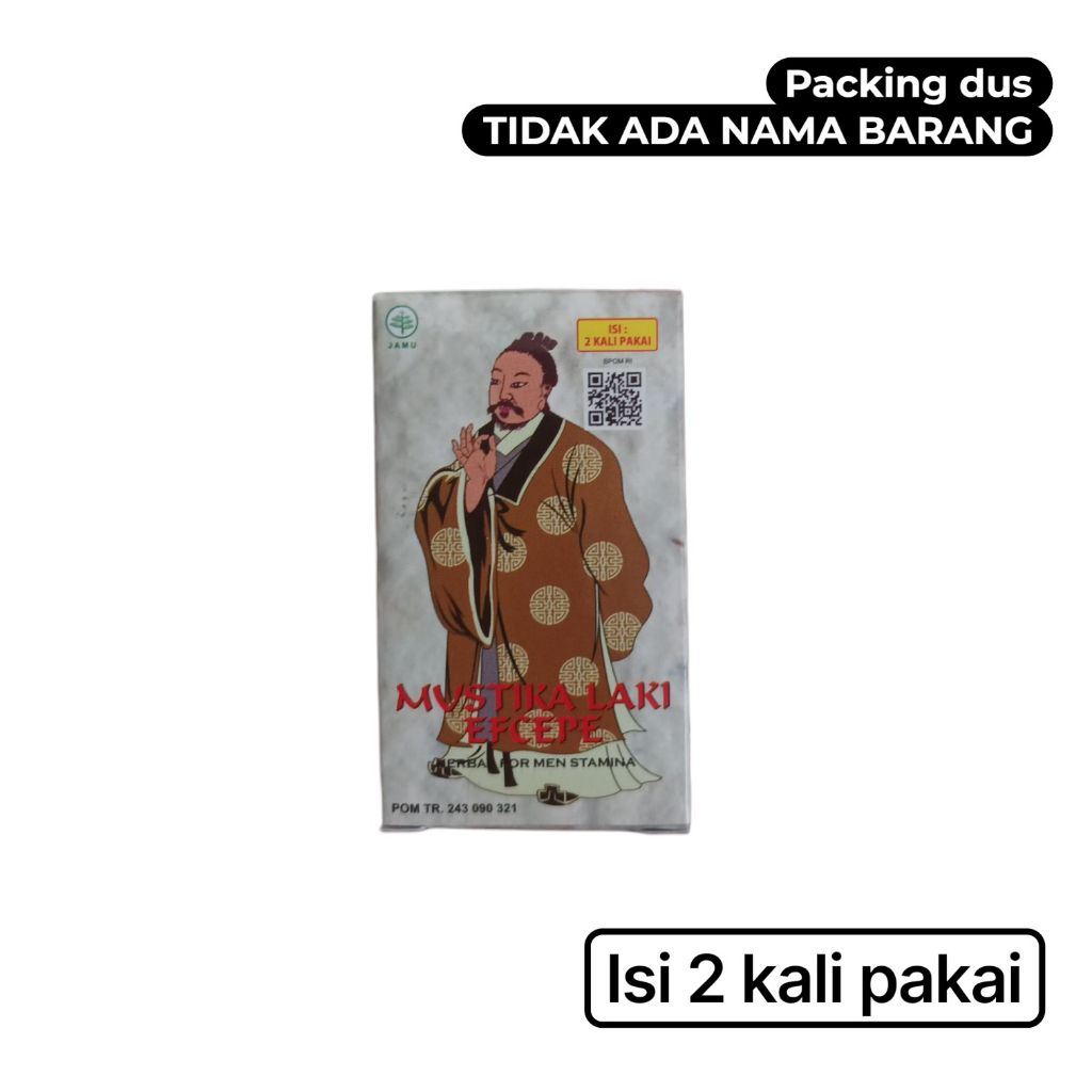 Mustika Laki Efcepe - Herbal Untuk Pria - isi 2 kali pakai