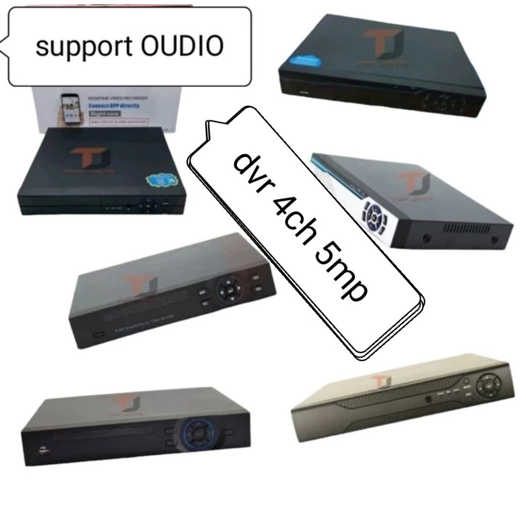 DVR CCTV 4CH 8CH 16CH XMEYE 5MP SUPPORT AUDIO
