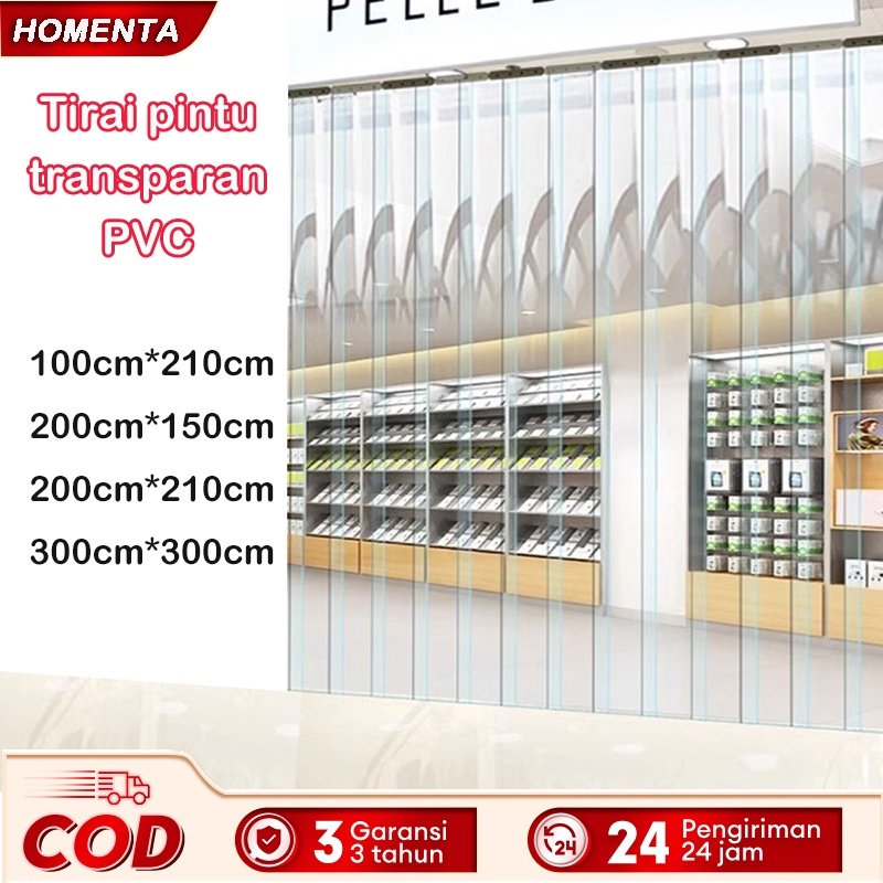 Gorden PVC Transparan tahan air Door Curtain Transparent(khusus ruanga AC)
