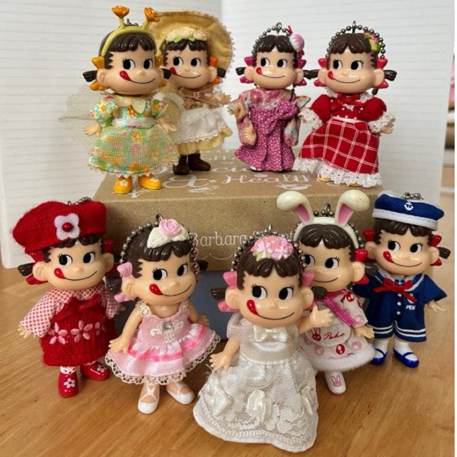 Peko Chan Pretty Peko chan doll keychain figure peko fujiya asli 100% MURAH