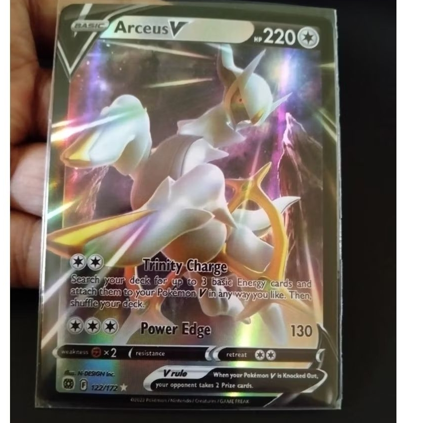 Kartu pokemon Arceus V English TCG 122/172