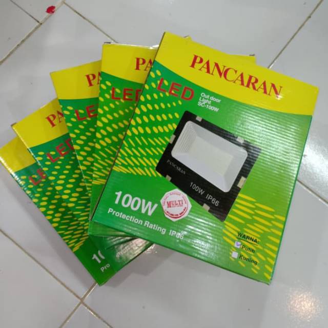 [BI] PANCARAN LAMPU SOROT LED 100 WATT cahaya putih