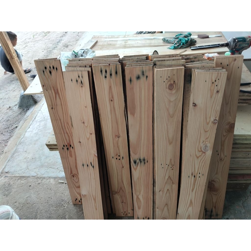 papan jati belanda serut halus presisi