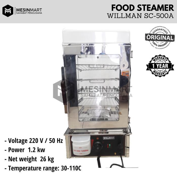 Food Steamer Mesin Kukus Penghangat Dimsum Bakpao Listrik WM-500HA