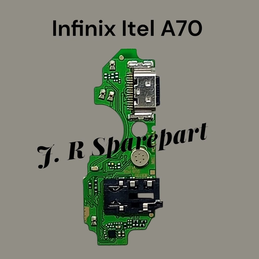 Papan Cas Itel A70 Konektor Case Infinix Itel A70 Flexibel Cas Mic IC Satu Set