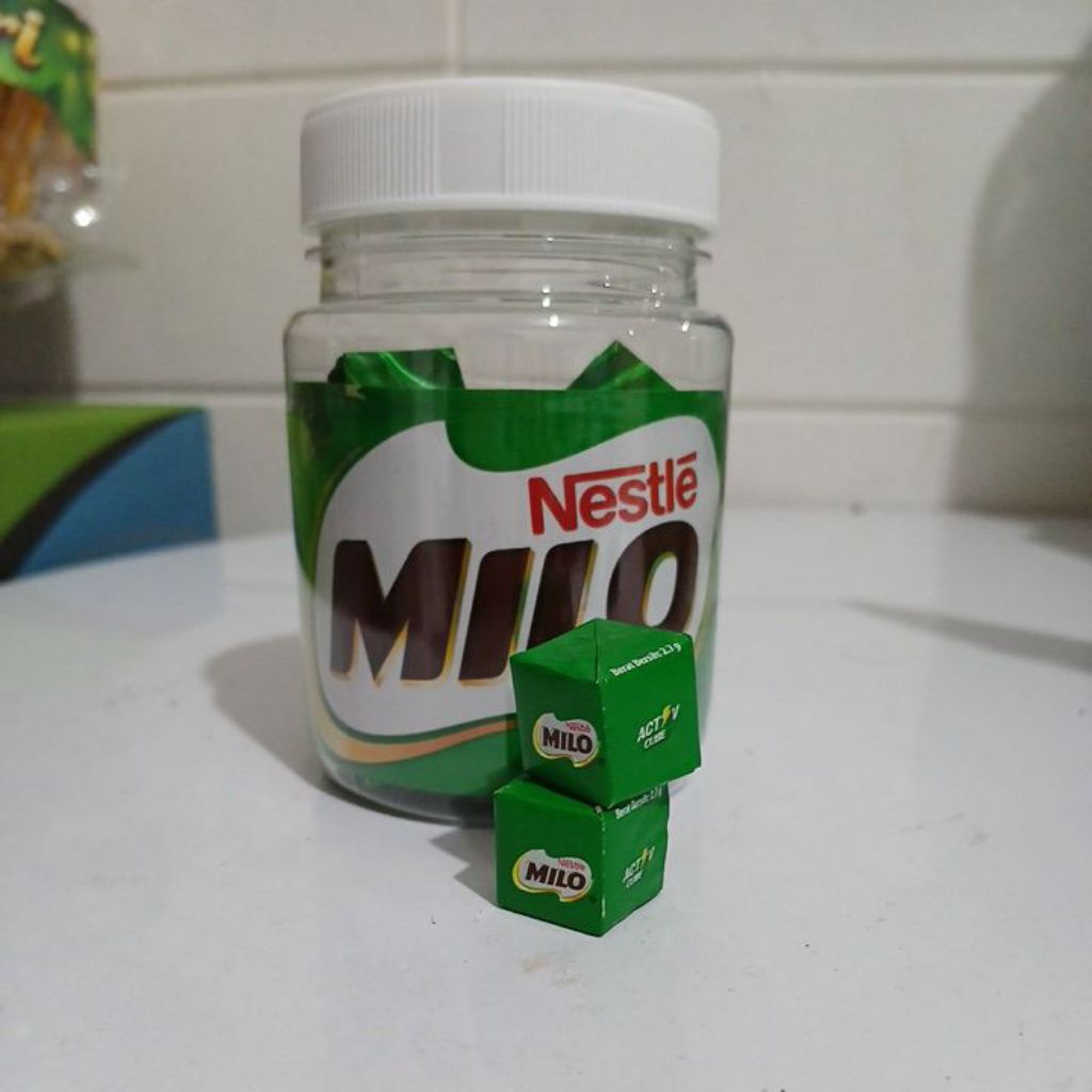 milo cubes kemasan toples isi 25pcs