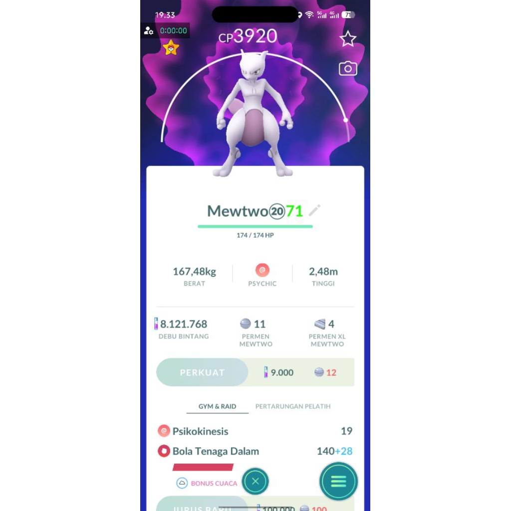 Paket Bermain Pokemon Go siap pakai (Akun Kolektor LV70 )