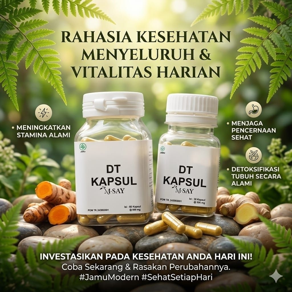 DT Kapsul Penghancur Lemak Herbal Daun Jati Cina Teh Olong 60 Kapsul